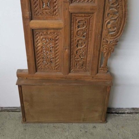 photo furniture Large Carved Vintage Bed Headboard 200 X 170 Cm.