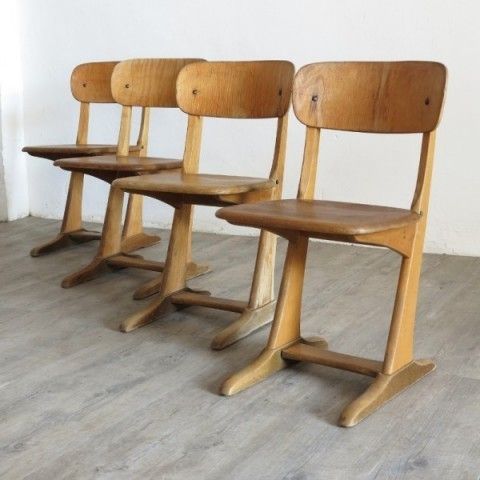 Casala Wood School Chair. Germany 1960   1970