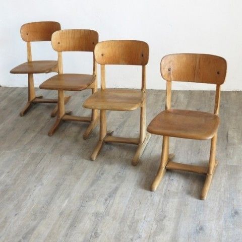 Casala Wood School Chair. Germany 1960   1970 photo for sale