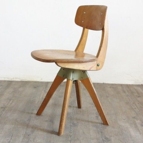 113.0 Casala Wood School Chair. Germany 1971. photo
