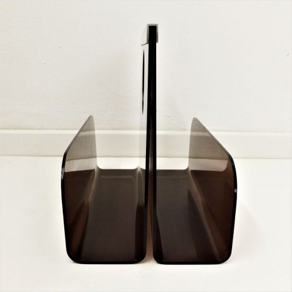 Plexiglass Magazine Rack By Michel Dumas For Roche Bobois. France 1960   1970 photo Home Decor