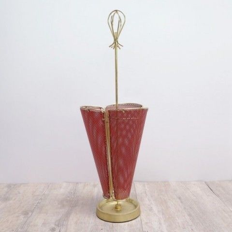 Lacquered Umbrella Stand Designed By Mathieu Mategot. 1950   1955 photo furniture