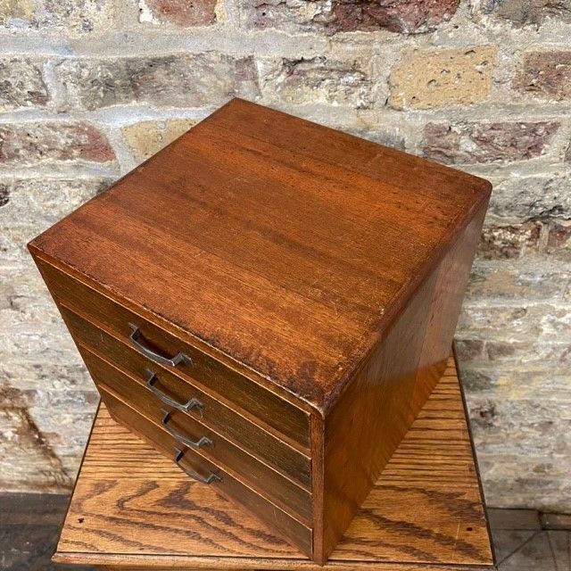 Antique Oak Counter Top Drawers photo Furniture