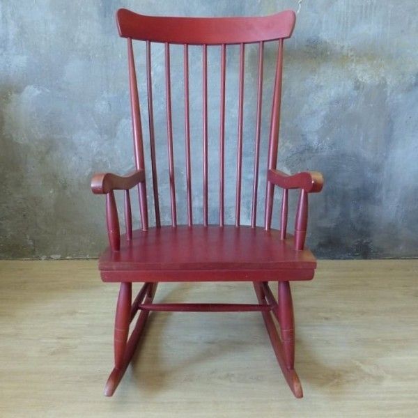 Vintage Wooden Rocking Chair. 1970   1979 photo Furniture