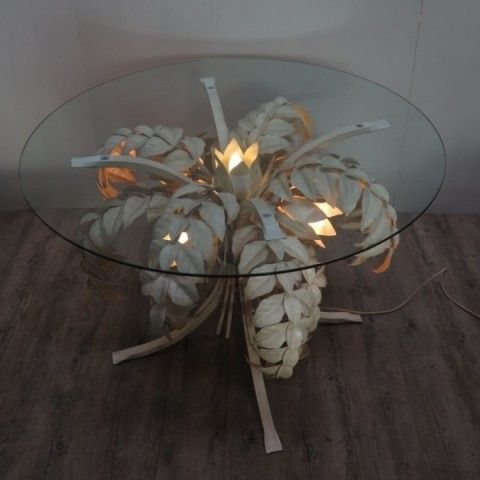 Metal Table At Hollywood Regency Stil. 1970   1975 photo buy