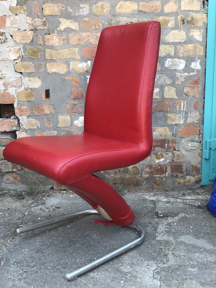 Tubular Steel Lounge Chair, 1970s