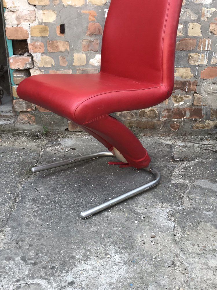 Tubular Steel Lounge Chair, 1970s photo for sale