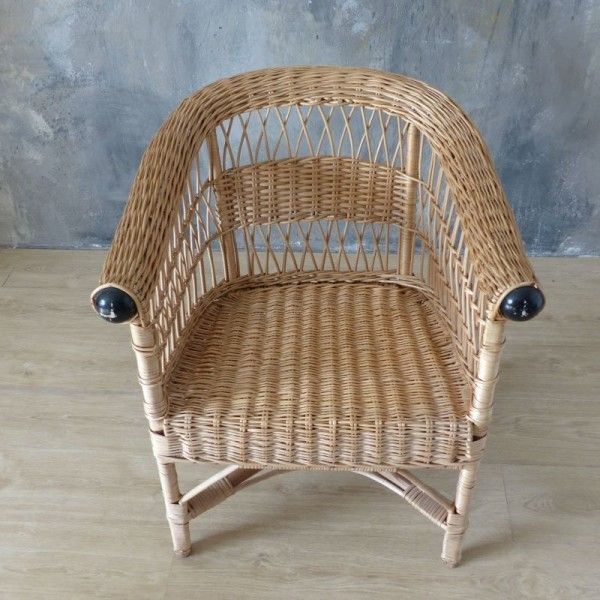 Vintage Ratan Armchair. 1960   1970 photo 259.0