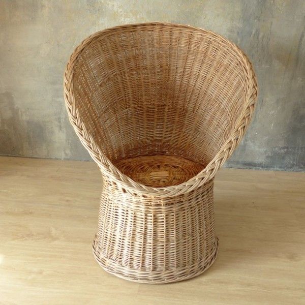 photo furniture Vintage Ratan Chair. 1960   1970