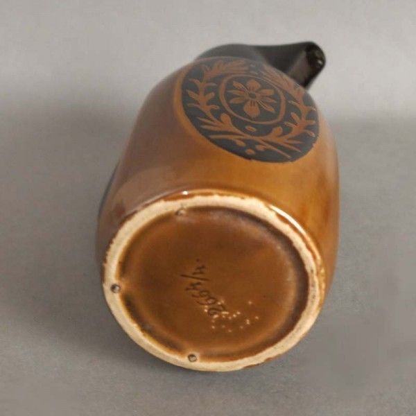 photo for sale Antique Art Nouveau Ceramic Chocolate Pot.