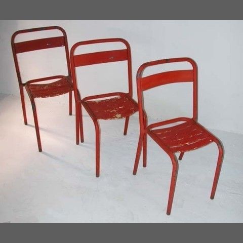 199.0 Vintage. Three Garden Chairs. 1950 photo
