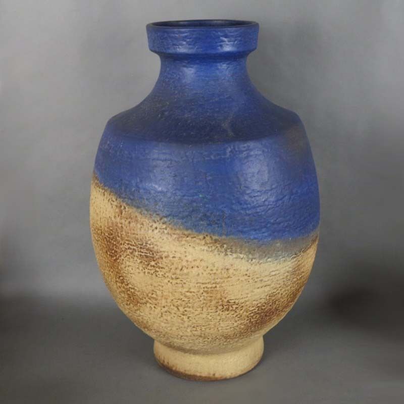 Ceramic Vase Of Karlsruher Majolika From Friedegart Glatzle 1966 photo furniture