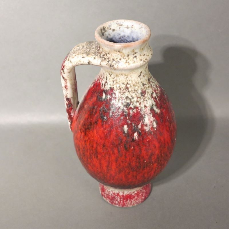 Ceramic Handle Vase From The Karlsruher Majolika By F. Glatzle. 1966 photo furniture