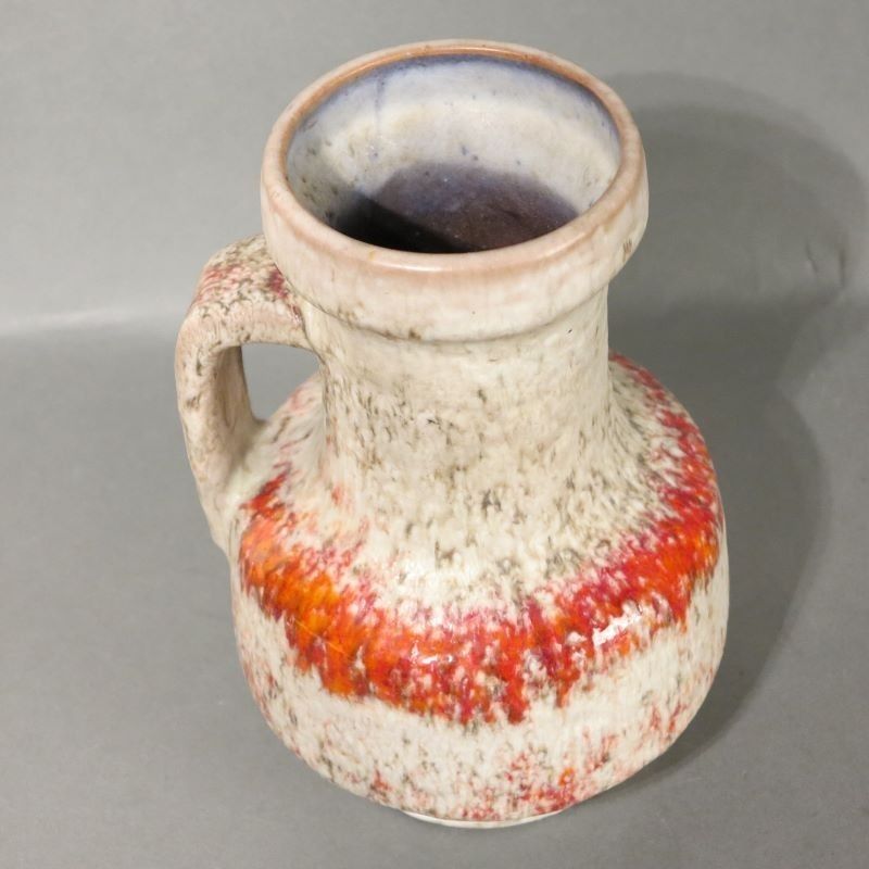Ceramic Handle Vase From The Karlsruher Majolika By F. Glatzle. 1966 photo furniture