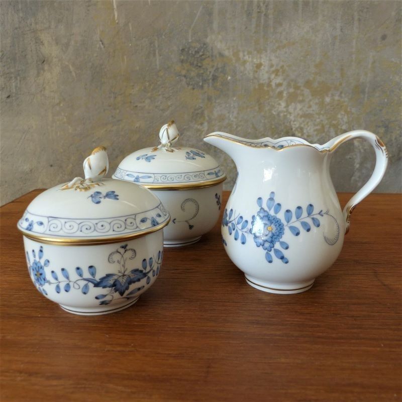 Meissen Porcelain Coffee Set For Six Persons 1940   1950 photo Home Decor