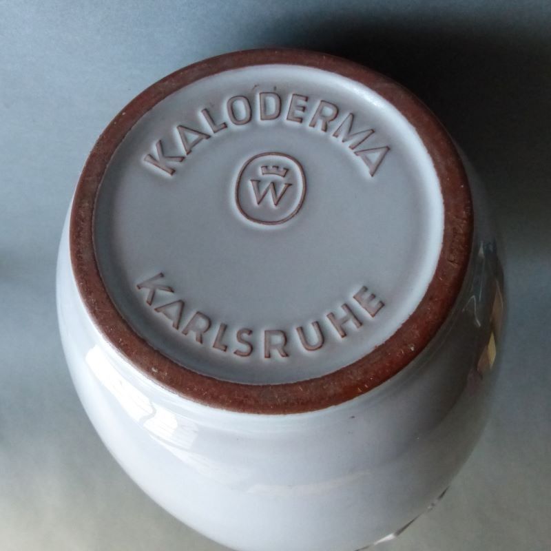 Ceramic Vase From The Karlsruher Majolika For Kaloderma. 1950   1955 photo for sale