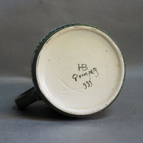 Art Nouveau. Ceramic Milk Jug. Quimper France 1900   1920. photo for sale