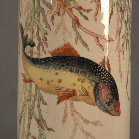 Art Nouveau. Ceramic Vase. Luneville. Keller Et Guérin. 1900   1 photo 215.0