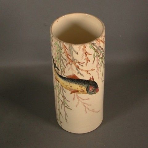 Art Nouveau. Ceramic Vase. Luneville. Keller Et Guérin. 1900   1 photo vintage