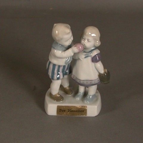 Art Nouveau. Porcelain Figurine. The Cavalier. 1900   1920. photo for sale