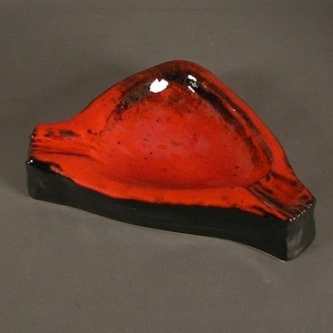 Ceramic Ashtray. Vallauris. France. 1950   1955.