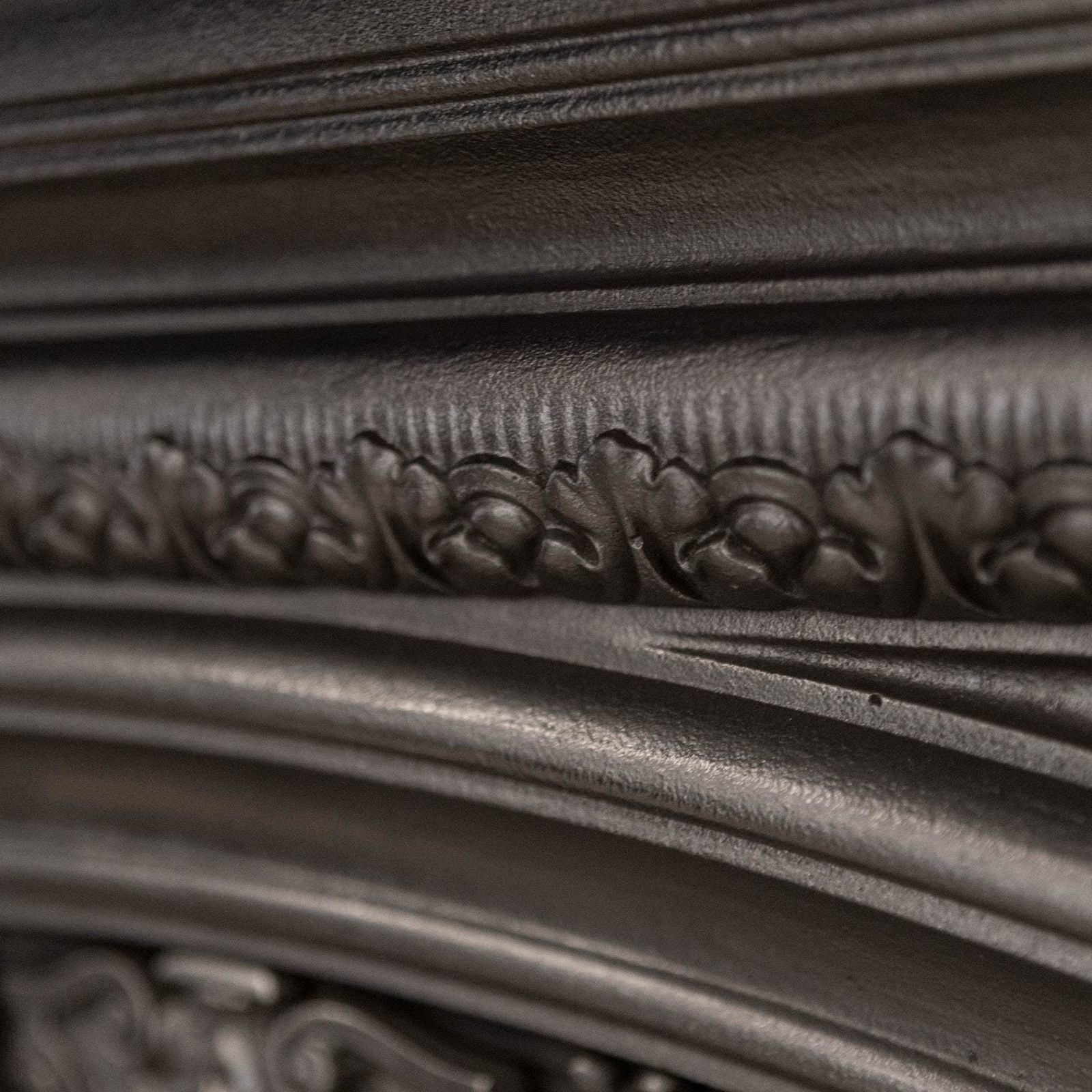 photo furniture Antique Victorian Ornate Cast Iron Fireplace Surround