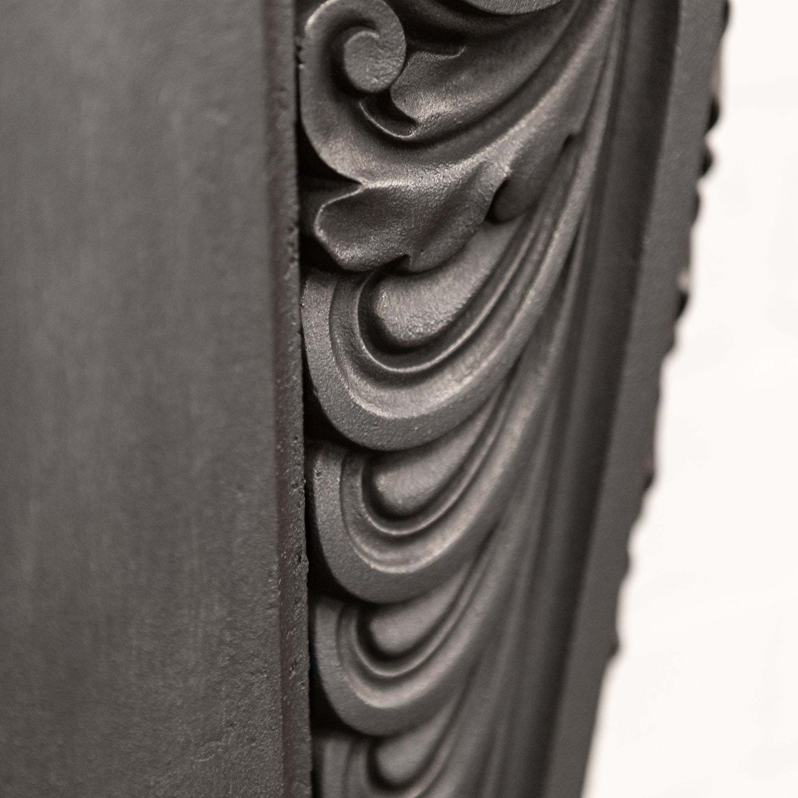 photo buy Antique Victorian Ornate Cast Iron Fireplace Surround