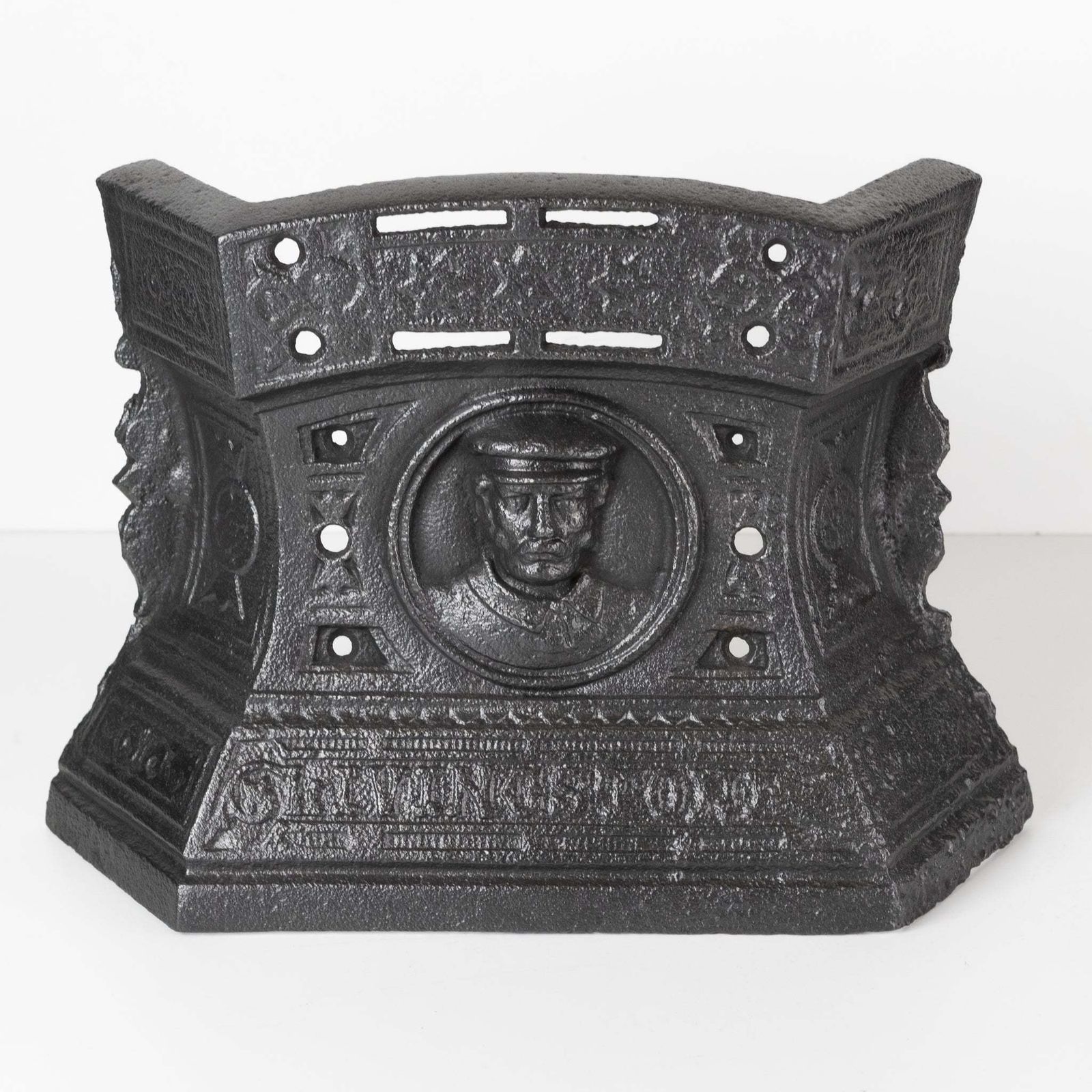 Antique Cast Iron Fireplace Tidy Livingstone | Betty | Ashpan Cover photo furniture