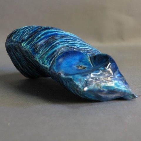 Ceramic Owl. Rimini Blu. Aldo Londi. Bitossi. Italy. 1950   1955. photo buy