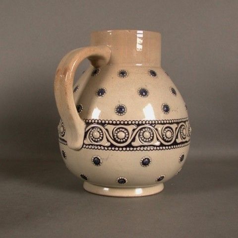 Art Nouveau. Pottery Jug. Grenzhausen Merkelbach. Germany. 1900. photo furniture