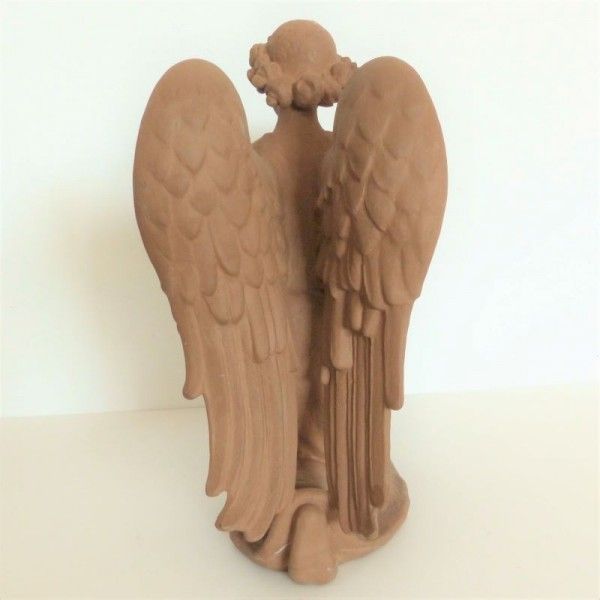 Ceramic Angel Figure From The Karlsruher Majolika By Heinze. 1942 photo Home Decor