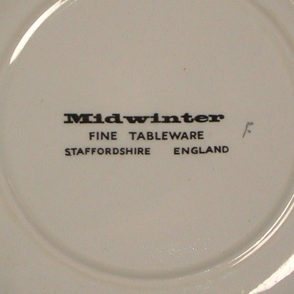Lot Of Midwinter Porcelain. David Queensberry. England. 1962. photo vinterior