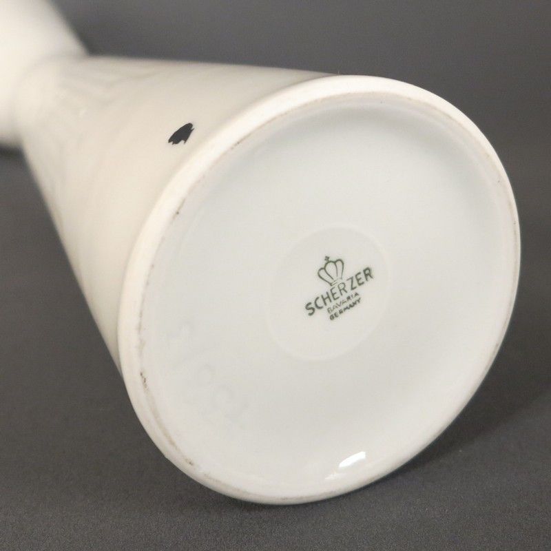 Porcelain Vase. Giveaway Of The Brand Schwarzkopf. 1950 1959 photo vintage