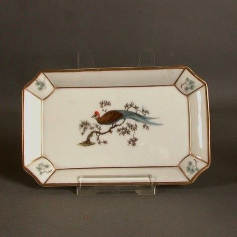 Rosenthal. Art Nouveau. Porcelain Plate. Bird Of Paradise. 1911