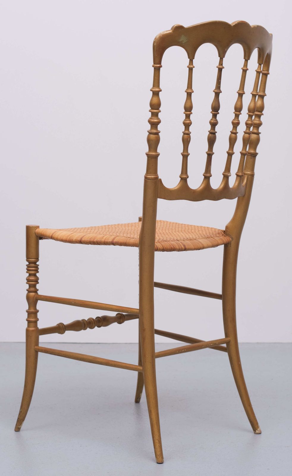 Furniture Chiavari Chair 1950s Italy, Olive Wood photo