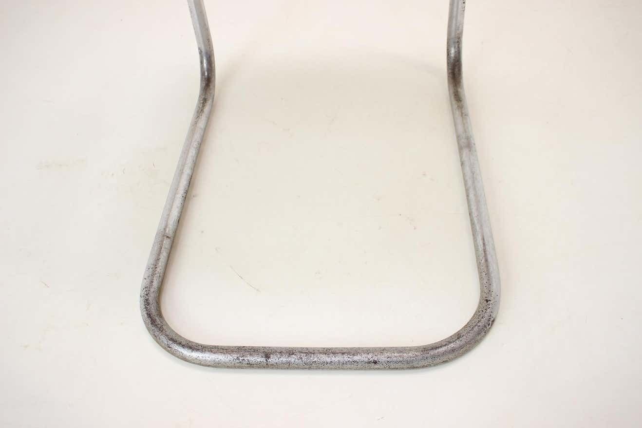 Furniture Restored Bauhaus Chrome Chair By Rudolf Vichr Prag, 1930s photo