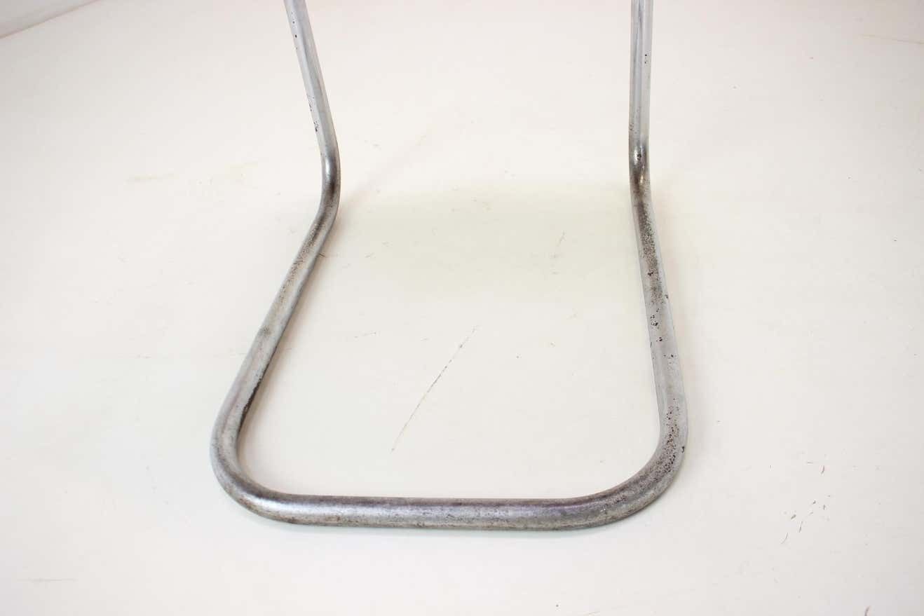 1008.0 Restored Bauhaus Chrome Chair By Rudolf  Vichr Prag, 1930s photo