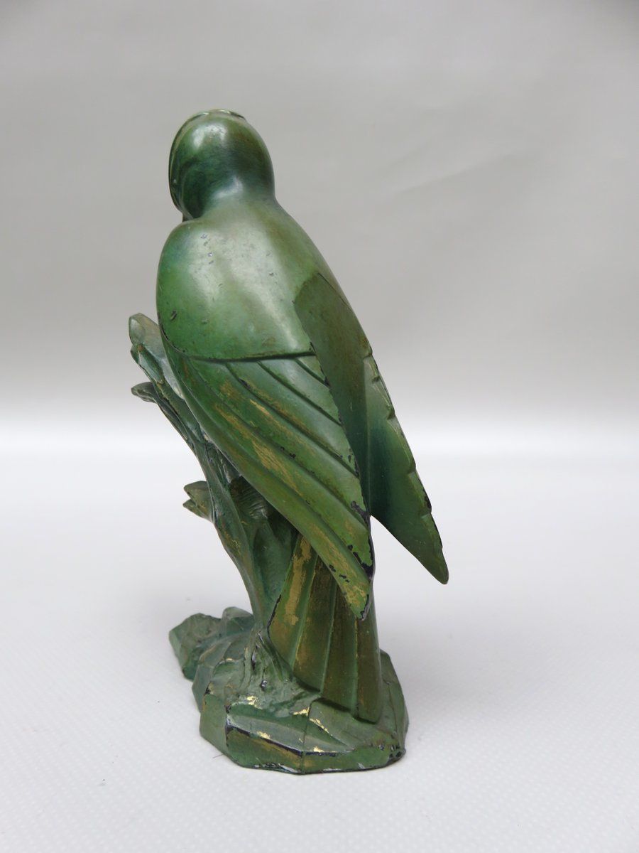 Art Deco Woodpecker Bookrests France Set Of 2 photo vinterior