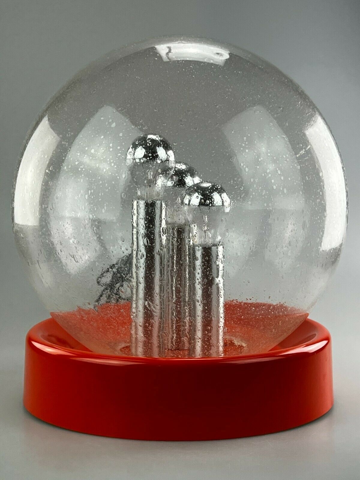 Xxl 60s 70s Ball Lamp Light Table Lamp Space Age Design Glass Metal photo Lighting