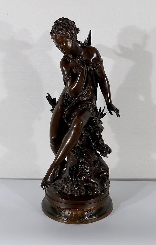 Important Bronze “Ondine” By M. Moreau – Mid 19th Century photo furniture