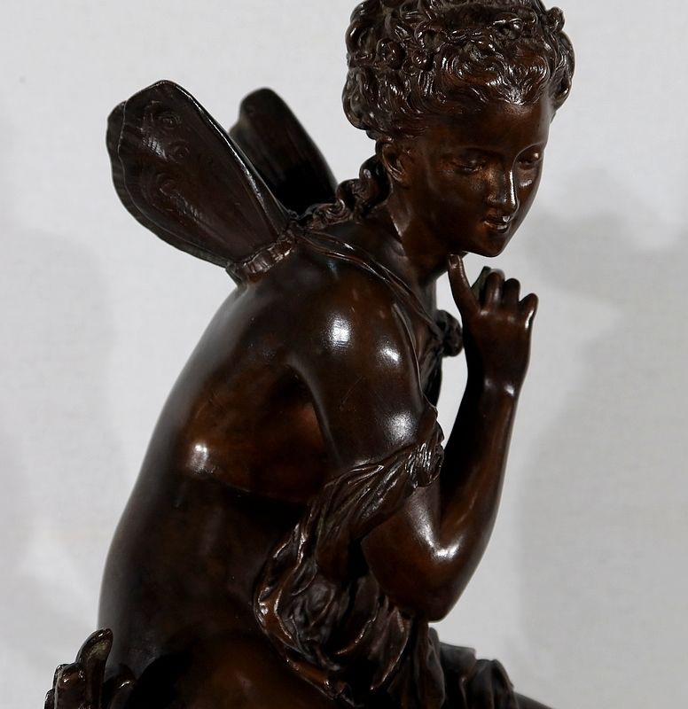 photo furniture Important Bronze “Ondine” By M. Moreau – Mid 19th Century