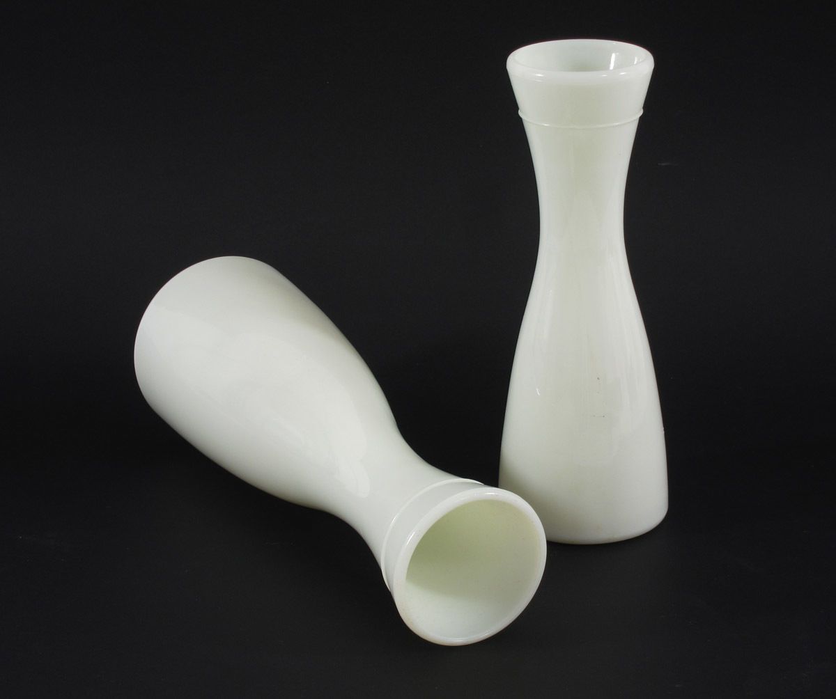 Vintage Glazen Vazen In Bauhaus Stijl