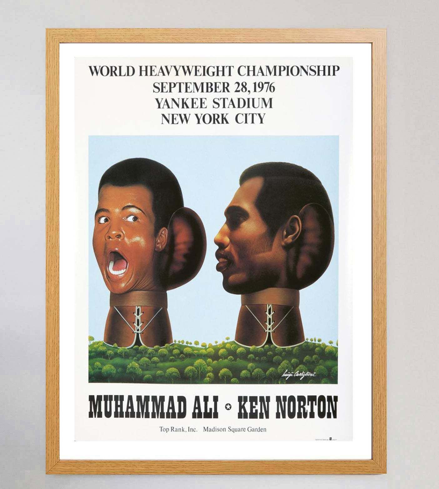 Muhammad Ali Vs Ken Norton, 1970s, Original Vintage Poster photo vinterior