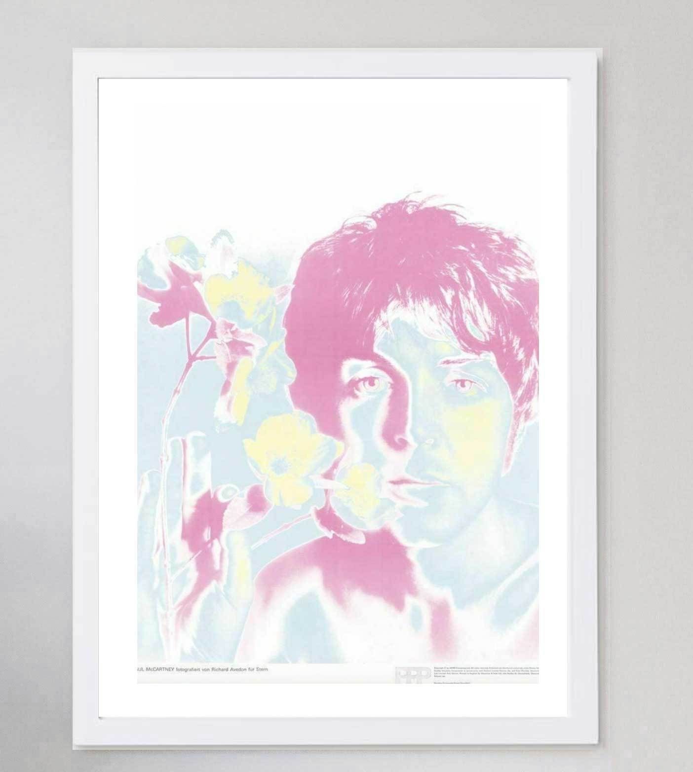 Paul Mccartney   Richard Avedon Original Vintage Poster photo for sale
