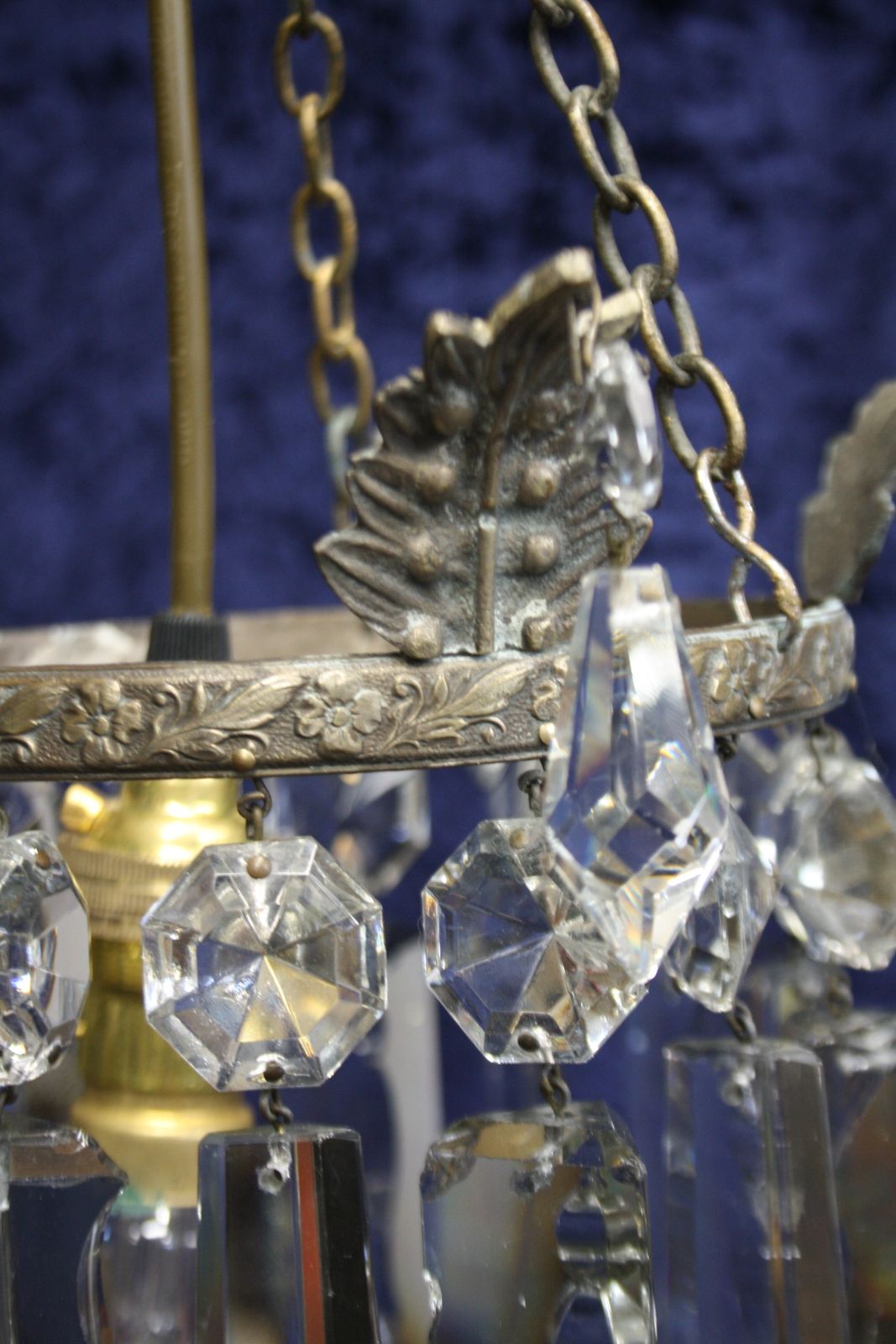 Early 20th Century Chandelier With Large Lustres photo 225.0