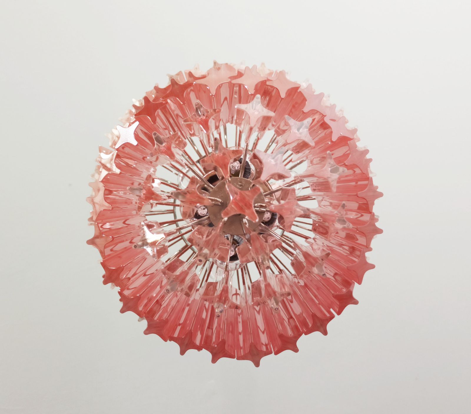 photo buy Murano Glass Chandelier    112 Pink Quadriedri