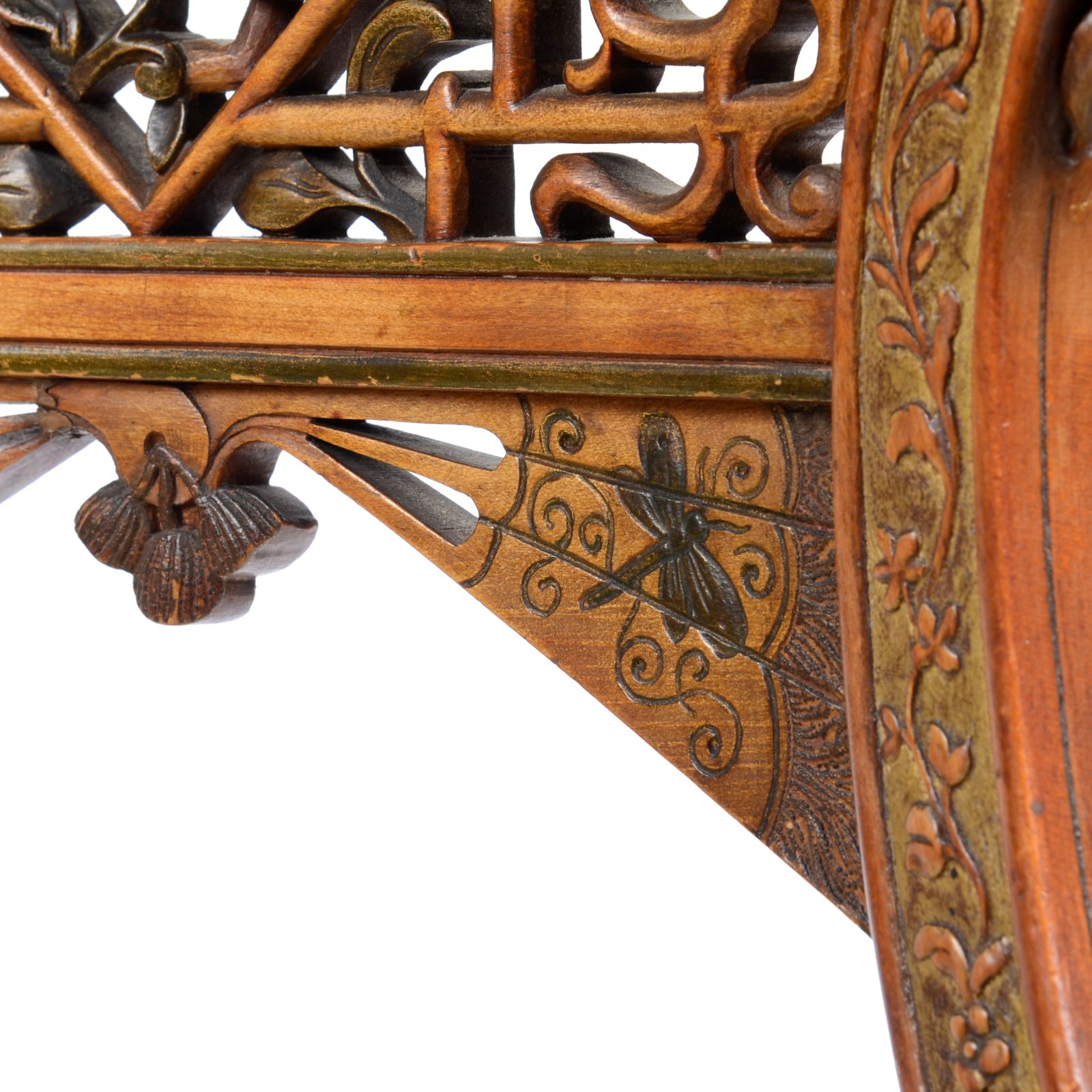 photo furniture Late 19th Century Walnut Japanese Style Chair