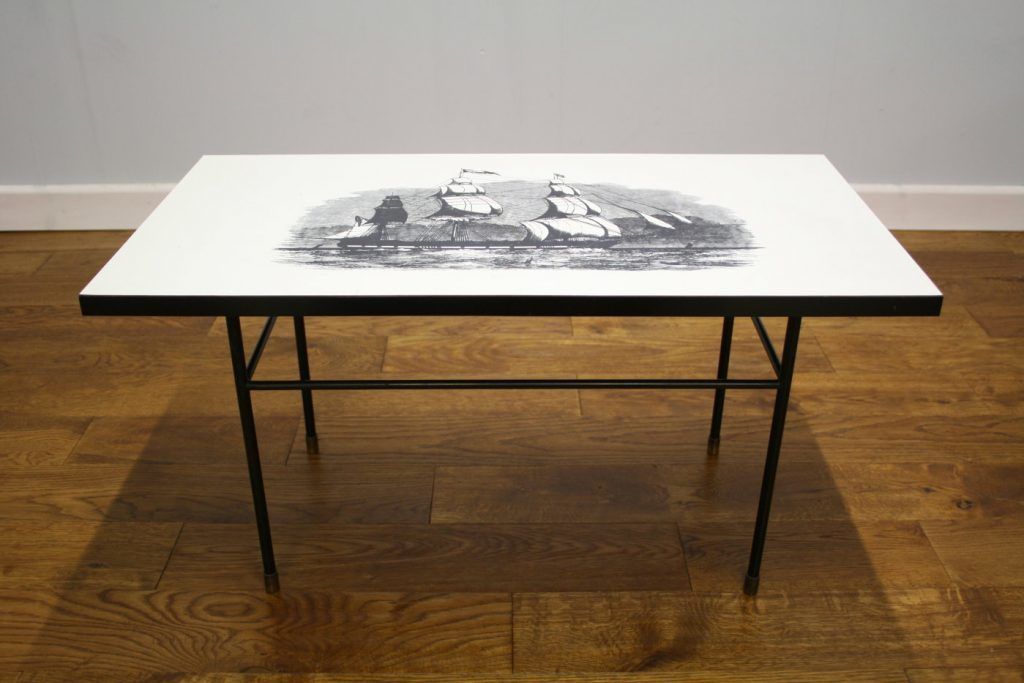 Fun Practical British Coffee Table C 1960 photo for sale