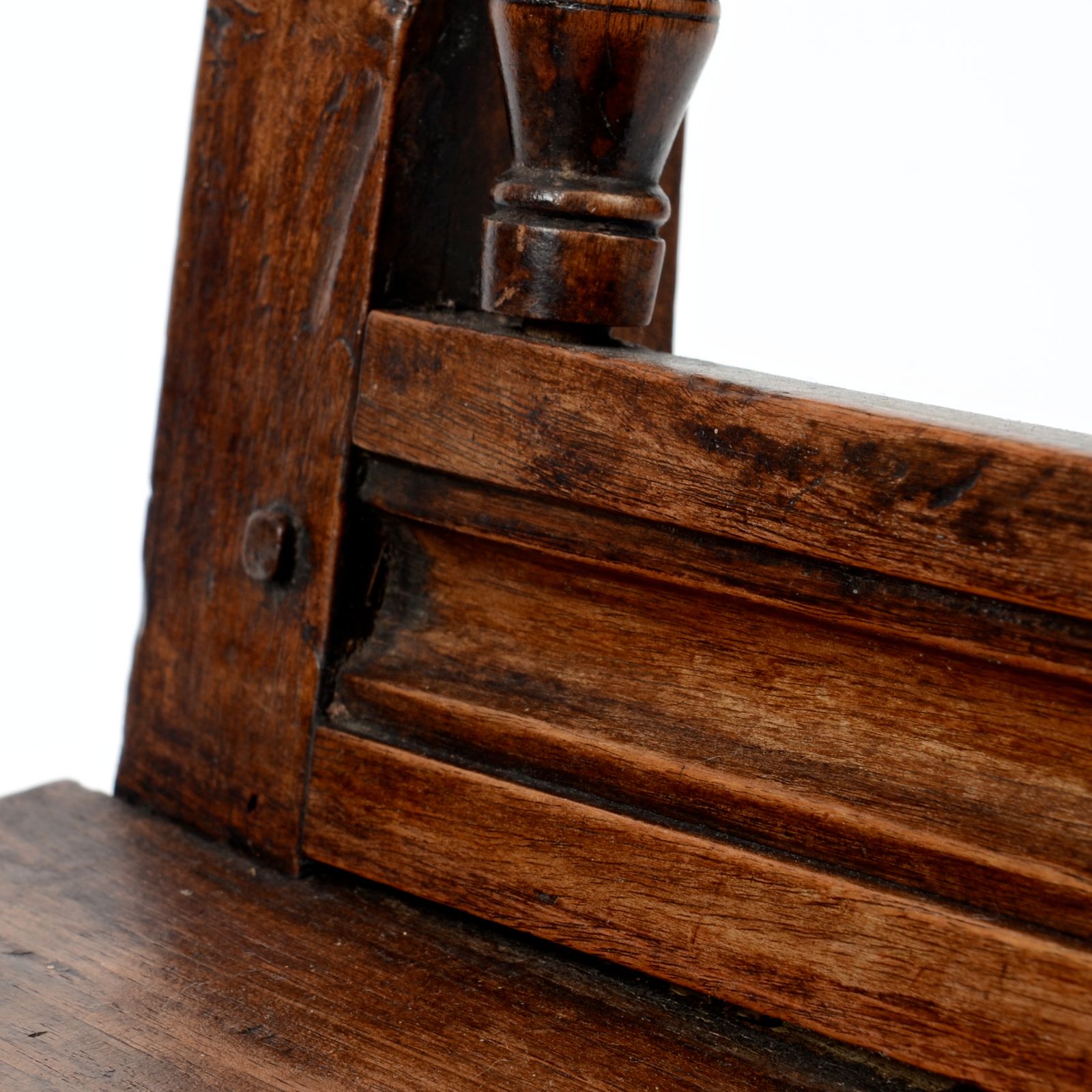 Antique 17th Century Walnut Italian Chair photo for sale