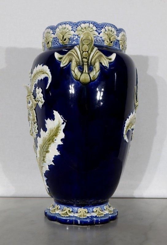 photo buy Important Earthenware Vase, Faïencerie De Fives Lille   Early 20th Century